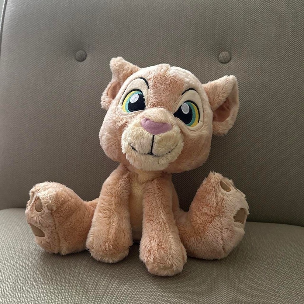 Plush Tan Lion Cub Stuffed Animal - Kids Toy